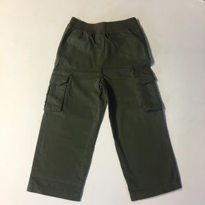 Boy Army Green Cargo Pants